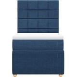  Krevet s oprugama i madracem plavi 80x200 cm od tkanine | shoptok.hr