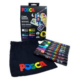 POSCA Set Markera PC-5M 8/1 + Platnena Torbica Cene