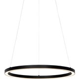 QAZQA Professional Viseča svetilka črna 60 cm z LED 3-stopenjsko zatemnitvijo - Girello Cene