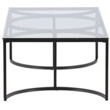 Furniture Fashion Skanör klub stolić 140 × 70 cm, crni | shoptok.hr