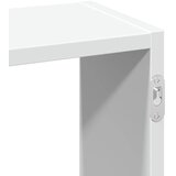  Zidna polica bijela 159x18x66 cm od konstruiranog drva | shoptok.hr