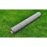vidaXL Zicna mreza pocinkano jeklo 25x1 m srebrna | Shoptok.si
