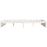  Za krevet od masivnog drva bijeli 140 x 190 cm | shoptok.hr
