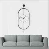 Wallity Zidni sat Mclock-00114, 35x85x7 cm, Crni Cene