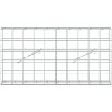  Gabion s žicom debljine 5 mm i mrežom 10x10 cm 100x10x50 cm | shoptok.hr