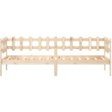 vidaXL Dnevni ležaj 90 x 190 cm od masivne borovine | shoptok.hr