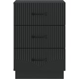  Noćni ormar s ladicama Crna 43 x 41 x 63,5 cm Konstruirano drvo | shoptok.hr