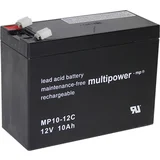 PB-12-10-6\,35 MP10-12C svinčeni akumulator 12 v 10 ah svinčevo-koprenast (š x v x g) 151 x 118.5 x 65 mm ploščati vtič\, 6\,35 mm obstojnostni cikel\, brez vzdrževanja\, nizko sa, (20438595)