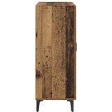 Kreveta Staro drvo 69,5 x 34 x 90 cm Obrađeno drvo i čelik | shoptok.hr