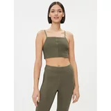 Reebok Top Yoga Performance IM4045 Zelena Fitted Fit