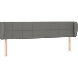 Maison Chic vzglavna omarica - nočna omarica - posteljna omarica z ušesi temno sivo 203x23x78/88 cm blago, (21710180) | Shoptok.si