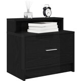 vidaXL Noćni ormarići s ladicom 2 kom crni hrast 51x31x47 cm | shoptok.hr