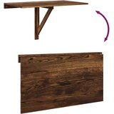  Sklopivi zidni stolić Boja dimljenog hrasta 100x60x56 cm drveni | shoptok.hr