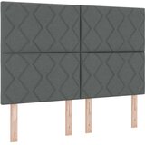  Krevetna konstrukcija Tamno siva 160 x 200 cm tkanina | shoptok.hr