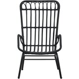 Maison Chic Vrtni Stoli - Stol za vrt iz poli ratana črn JS654, (21877299) | Shoptok.si