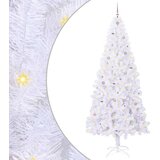  Umjetno božićno drvce s stalakom Bijelo 240 cm PVC i čelik | shoptok.hr