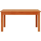 vidaXL Klubska mizica voščeno rjava 80x50x40 cm trdna borovina | Shoptok.si