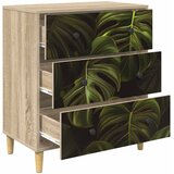  Komoda ELBURG Print od palminih listova 66 x 36,5 x 75 cm | shoptok.hr
