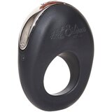 Hot Octopuss Atom - vibracijski obroček za penis na baterije (črn) | Shoptok.si