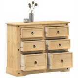 vidaXL Ladičar Corona 110 x 43 x 91 cm od masivne borovine | shoptok.hr