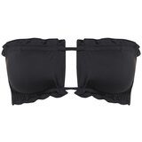Trendyol Bikini Top - Black - Plain Cene