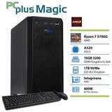PCPLUS Magic Ryzen 7 5700G 16GB 1TB SSD tipkovnica miška namizni računalnik Cene