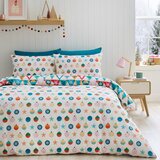 Catherine Lansfield Posteljina za bračni krevet 200x200 cm Christmas Geo – | shoptok.hr