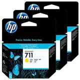 HP komplet kartuš CZ136A nr.711 (rumena), 3 kosi, original | Shoptok.si