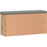  Klupa za cipele obrtnički hrast 102x32x50 cm izrađeno drvo | shoptok.hr