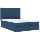  Otomanski krevet s madracem i LED plavi 140x190 cm tkanine | shoptok.hr