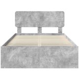  Konstrukcija postelje Beton 120 x 200 cm Masivno borovo les, (5000102990) | Shoptok.si