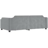  Dnevni krevet na razvlačenje svjetlosivi 90 x 200 cm od tkanine | shoptok.hr