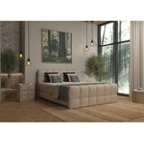 Premium Living Postelja Boxspring Brisbane, Bež, 200x200 | Shoptok.si