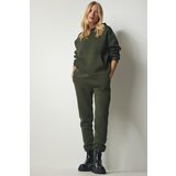  Women's Khaki Hooded Shark Tracksuit Set | Shoptok.si