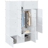 vidaXL Organizator za shranjevanje kock z 20 kockami in visečimi | Shoptok.si