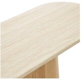 House Nordic Krem/u prirodnoj boji pomoćni stol s kamenom pločom stola 40x130 cm Larvik – | shoptok.hr