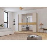 Modern Living Omara Z Drsnimi Vrati Calisto, Barva Šampanjca, Barva Hrasta | Shoptok.si