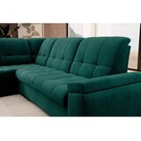 ELTAP Zelena baršunasti sklopiva/s prostorom za odlaganje kutna garnitura (s lijevim kutom/u obliku slova L) Sado – | shoptok.hr