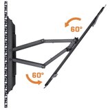  MK FLORIA MKF-17DP641 - Zidni nosač za TV sa zglobom, za TV do 80&amp;quot; crni Slike