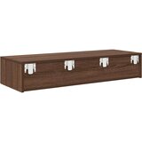 vidaXL Zidna polica s ladicama smeđi hrast 100x36x19 cm | shoptok.hr