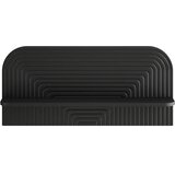  Zidna polica 2 kom. Crna 80 5 x 13 5 x 37 5 cm Prerađeno drvo - Crna 80 5 cm | shoptok.hr