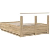  Okvir za krevet S LED lampica Sonoma hrast 160 x 200 cm - sonoma hrast 160 x 200 cm | shoptok.hr