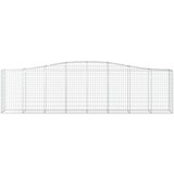  Lučne gabionske košare 5 kom 400x50x100/120cm pocinčano željezo | shoptok.hr