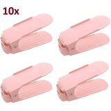 IZMAEL 10x Organizator za čevlje - Roza | Shoptok.si