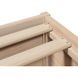  Okvir za krevet s uzglavljem 135 x 190 cm od masivne borovine | shoptok.hr