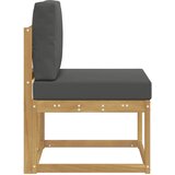  Set vanjskih sofa Bijela i antracit 59 x 63 x 73 cm | shoptok.hr