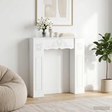  Okvir za kamin Bijela 102 x 20 x 102 cm Konstruirano drvo Cijene