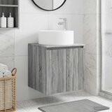  Umivaonik s policom za zid Siva Sonoma 49,5 x 44,5 x 65,5 cm | shoptok.hr