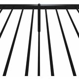  Metalni okvir kreveta uzglavlje i podnožje crni 90x190 cm | Eponuda.com