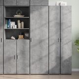vidaXL Visoka komoda boja hrasta 50x42,5x185 cm od konstruiranog drva Cijene
